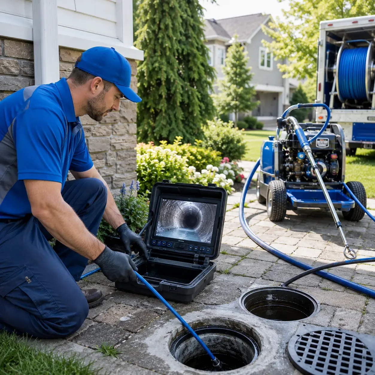 Outdoor drain cleaning professionals serving Monmouth, ME